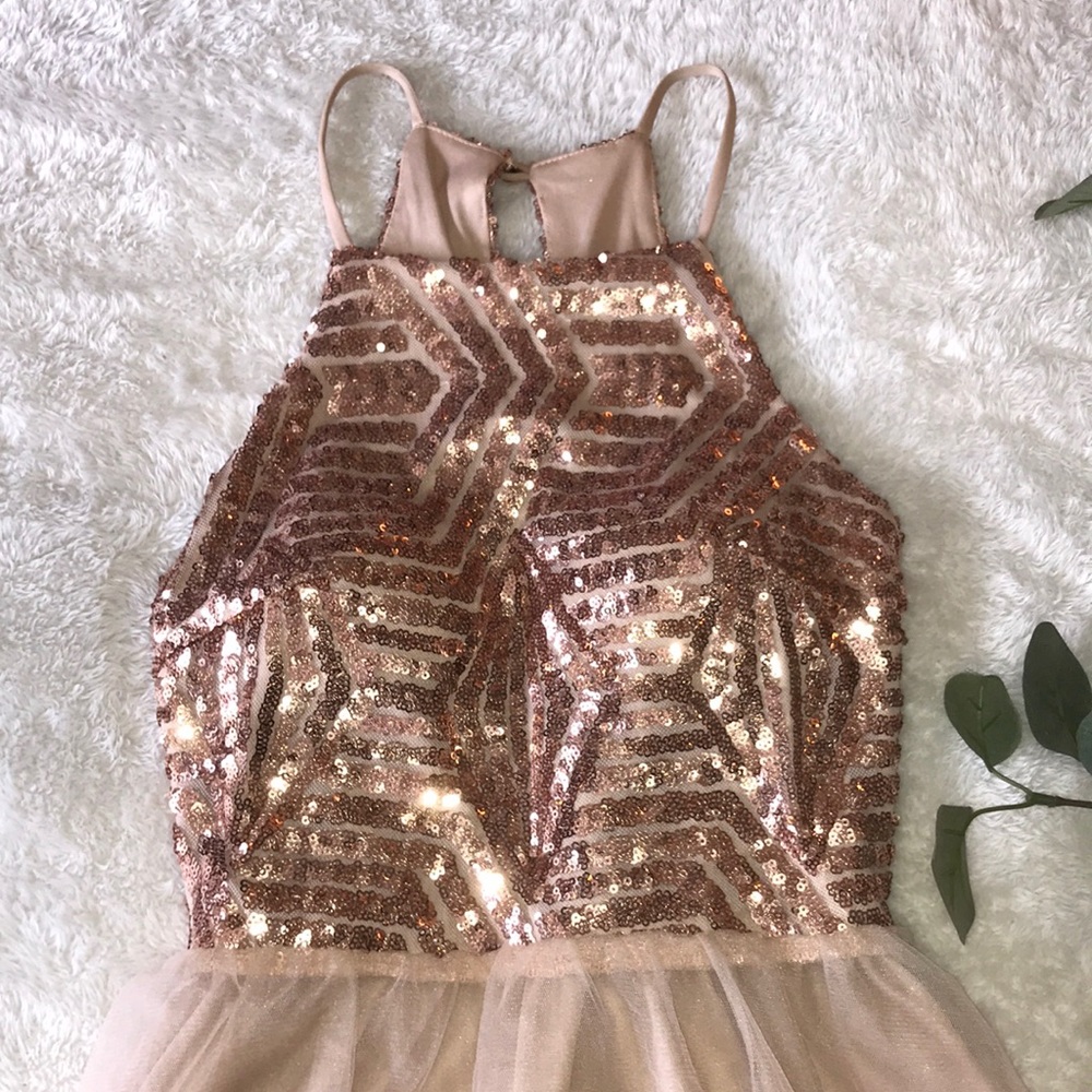 Pink Sequin Dress - Picture 5 of 8